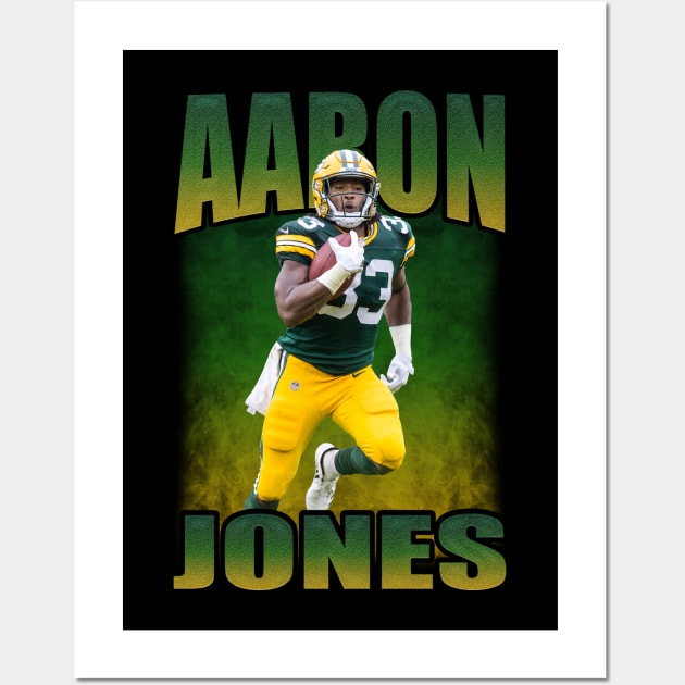 Aaron Jones Bootleg Wall Art by hackercyberattackactivity